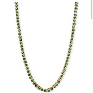 Chic BRACHA Mali Gold and Green Necklace